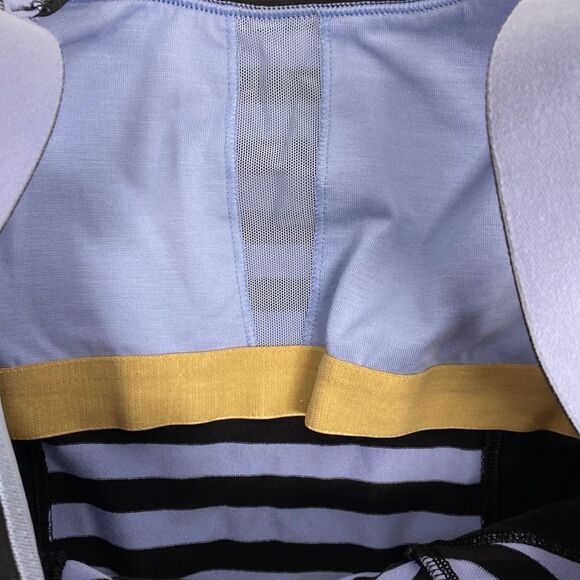 Lululemon Work It Out Tank Purple Black Size 8 - Picture 4 of 5